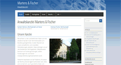 Desktop Screenshot of martens-fischer.de