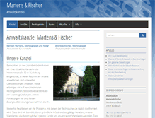 Tablet Screenshot of martens-fischer.de